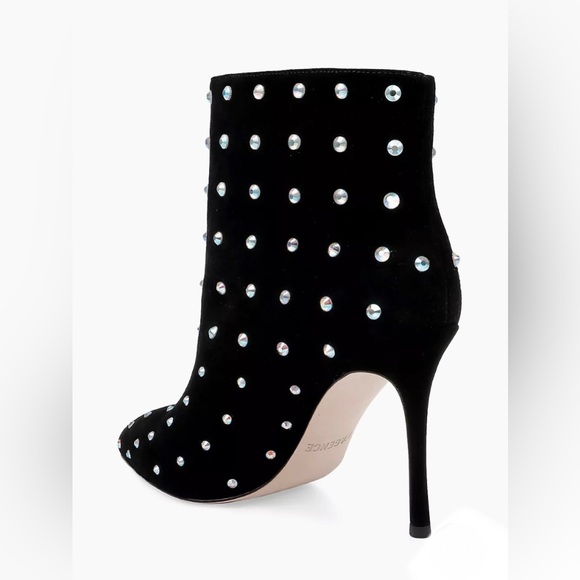 L’AGENCE Mariette Bootie II in BLACK IRIDESCENT - Picture 4 of 16